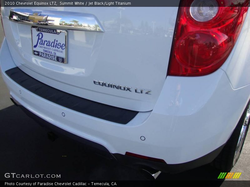 Summit White / Jet Black/Light Titanium 2010 Chevrolet Equinox LTZ