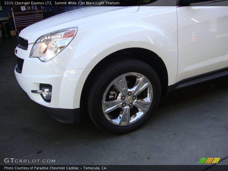 Summit White / Jet Black/Light Titanium 2010 Chevrolet Equinox LTZ