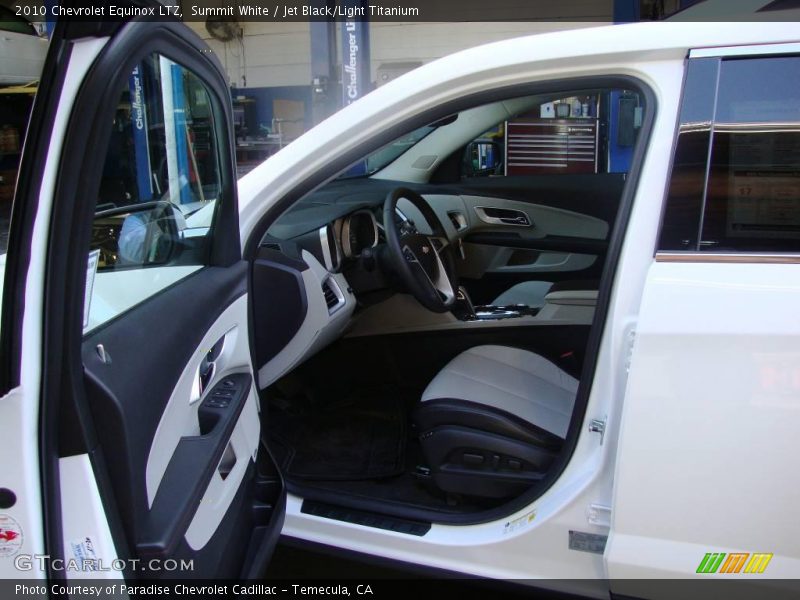 Summit White / Jet Black/Light Titanium 2010 Chevrolet Equinox LTZ