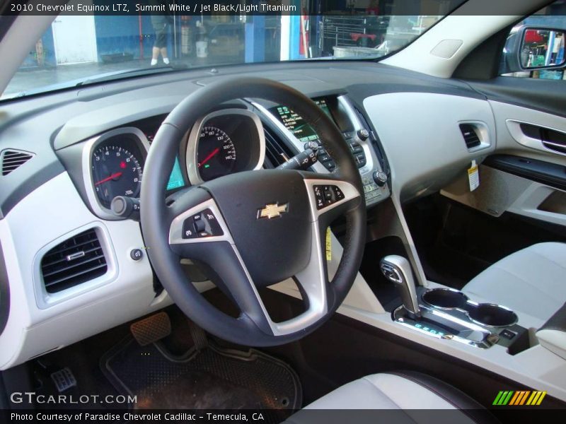 Summit White / Jet Black/Light Titanium 2010 Chevrolet Equinox LTZ