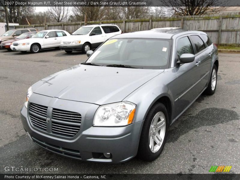 Silver Steel Metallic / Dark Slate Gray/Light Graystone 2007 Dodge Magnum R/T