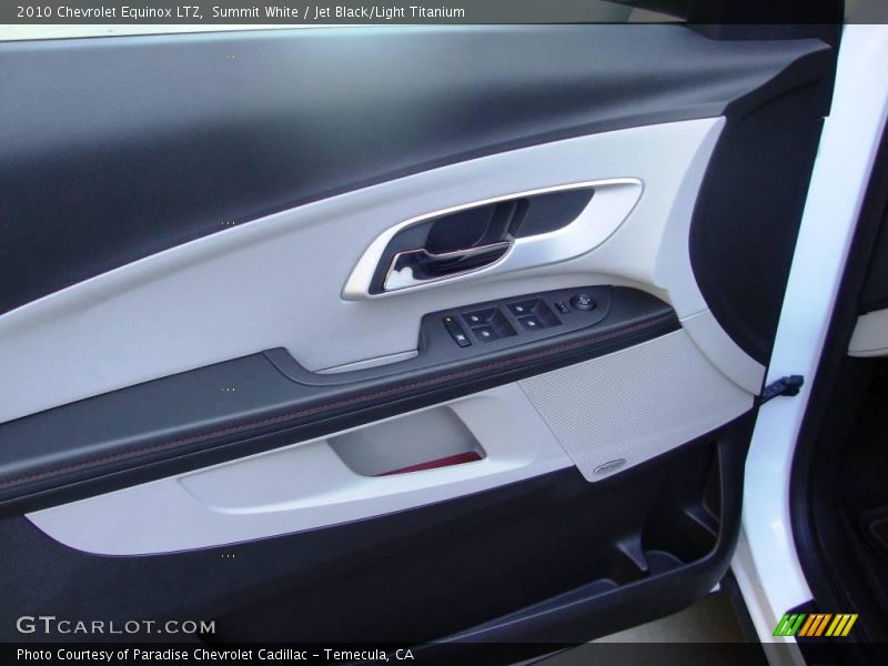 Summit White / Jet Black/Light Titanium 2010 Chevrolet Equinox LTZ
