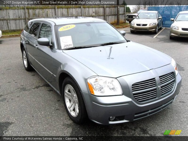 Silver Steel Metallic / Dark Slate Gray/Light Graystone 2007 Dodge Magnum R/T