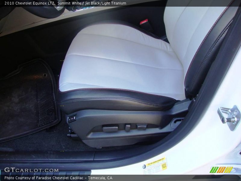 Summit White / Jet Black/Light Titanium 2010 Chevrolet Equinox LTZ