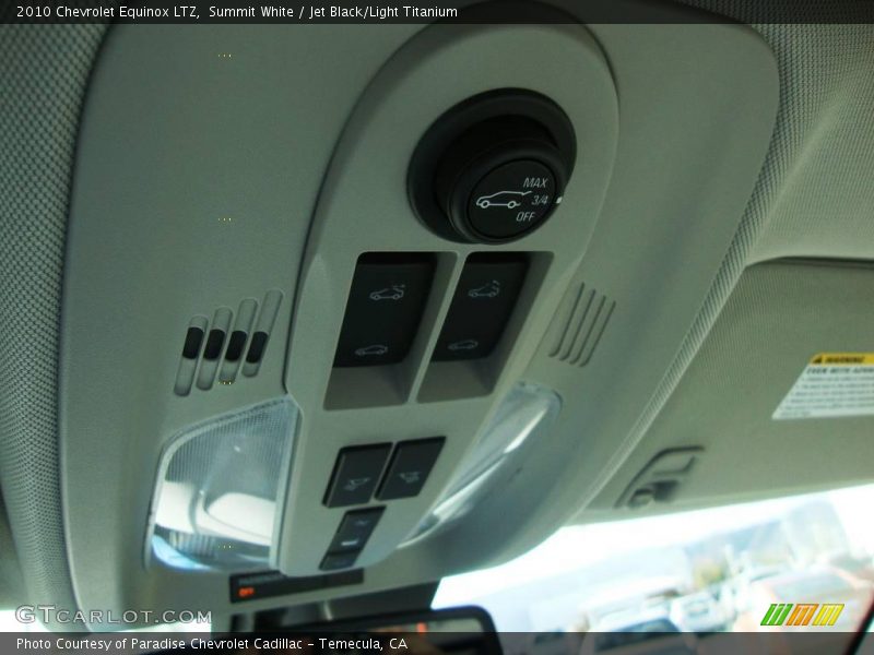 Summit White / Jet Black/Light Titanium 2010 Chevrolet Equinox LTZ