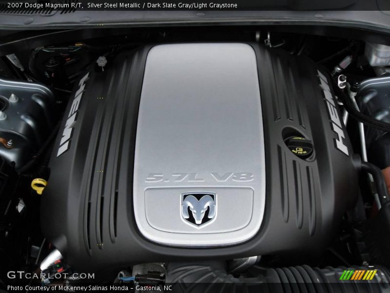Silver Steel Metallic / Dark Slate Gray/Light Graystone 2007 Dodge Magnum R/T