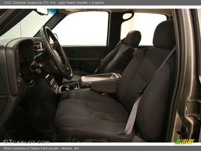Light Pewter Metallic / Graphite 2002 Chevrolet Avalanche Z71 4x4
