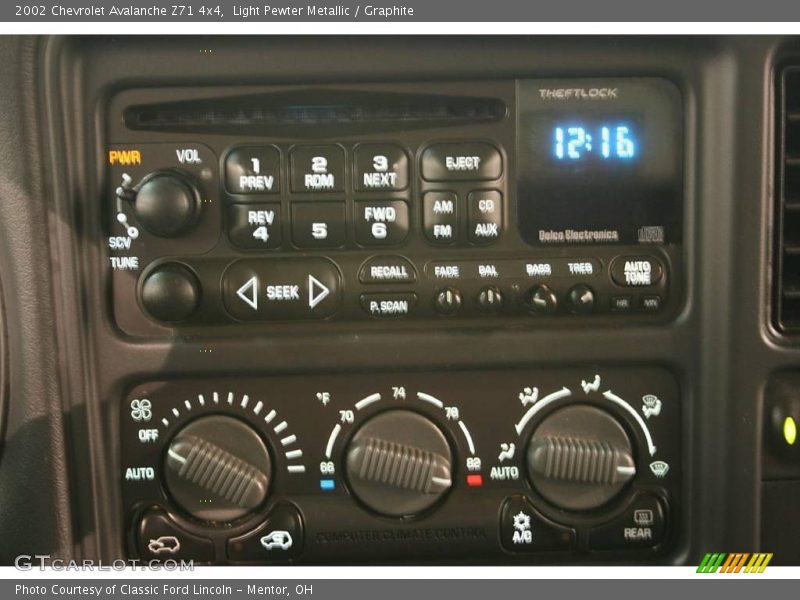 Light Pewter Metallic / Graphite 2002 Chevrolet Avalanche Z71 4x4