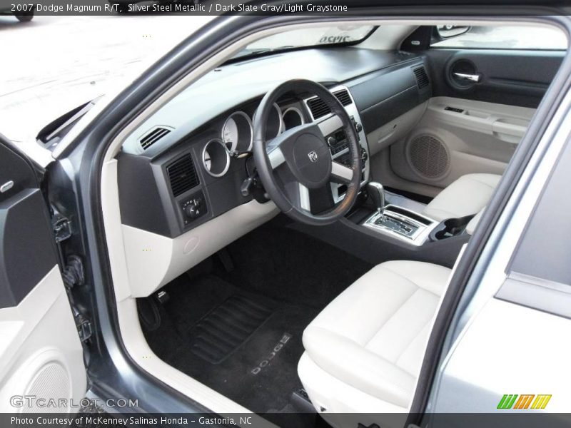 Silver Steel Metallic / Dark Slate Gray/Light Graystone 2007 Dodge Magnum R/T
