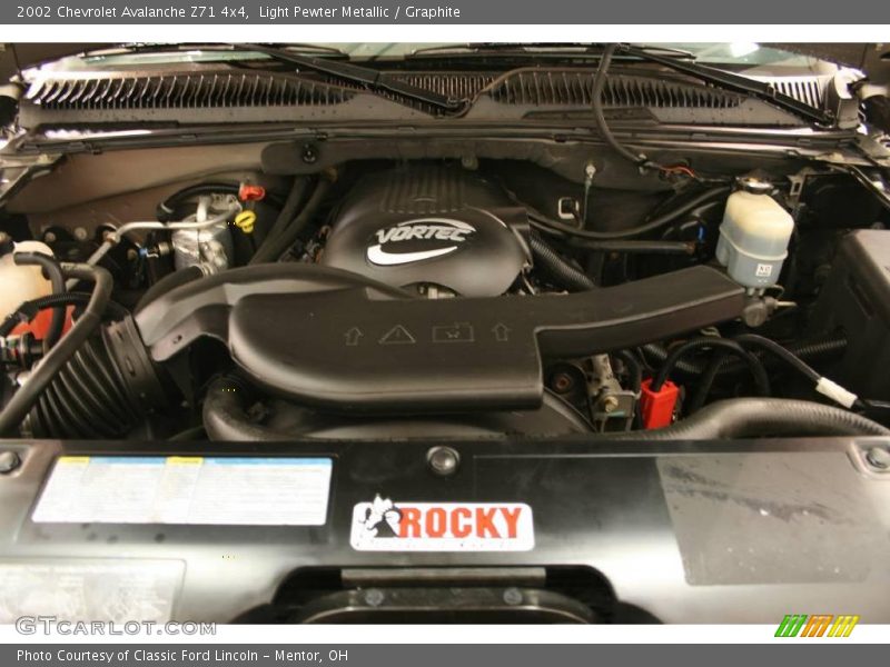 Light Pewter Metallic / Graphite 2002 Chevrolet Avalanche Z71 4x4