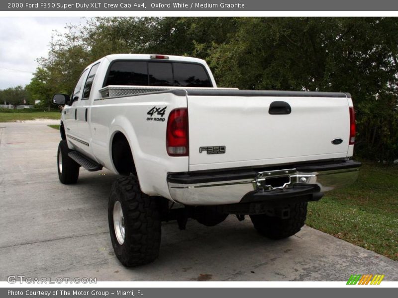 Oxford White / Medium Graphite 2000 Ford F350 Super Duty XLT Crew Cab 4x4