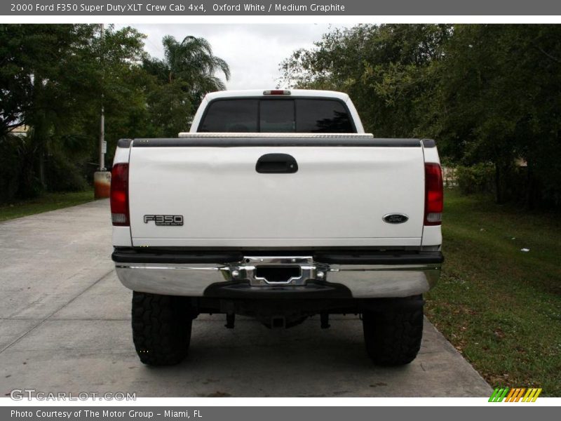 Oxford White / Medium Graphite 2000 Ford F350 Super Duty XLT Crew Cab 4x4