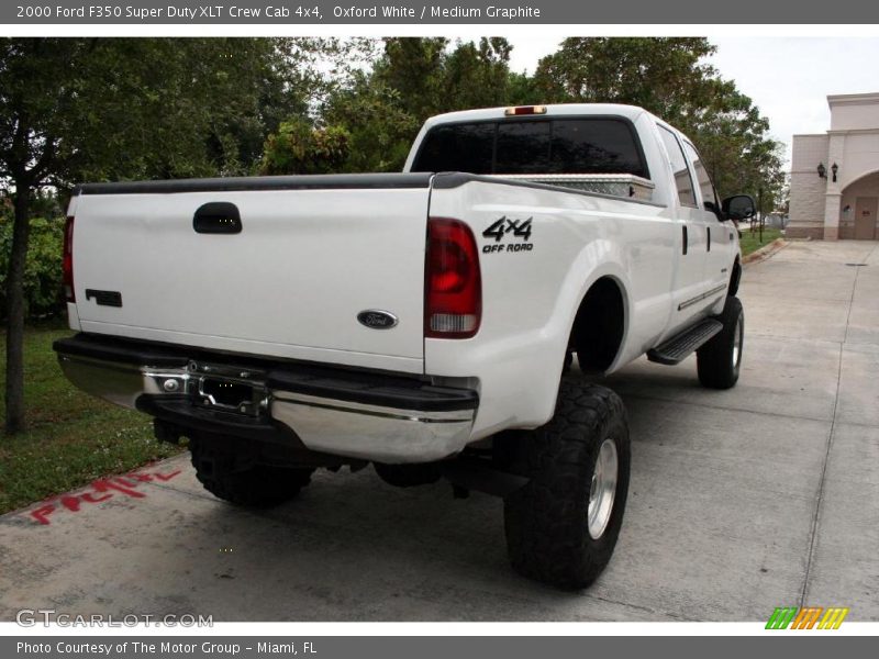 Oxford White / Medium Graphite 2000 Ford F350 Super Duty XLT Crew Cab 4x4