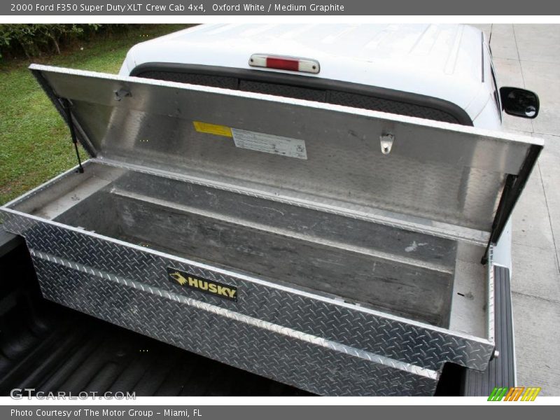 Oxford White / Medium Graphite 2000 Ford F350 Super Duty XLT Crew Cab 4x4
