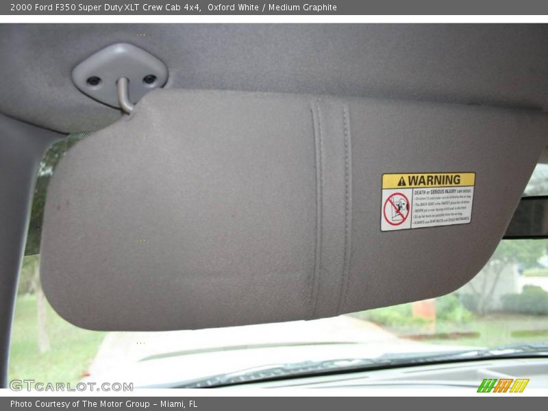 Oxford White / Medium Graphite 2000 Ford F350 Super Duty XLT Crew Cab 4x4