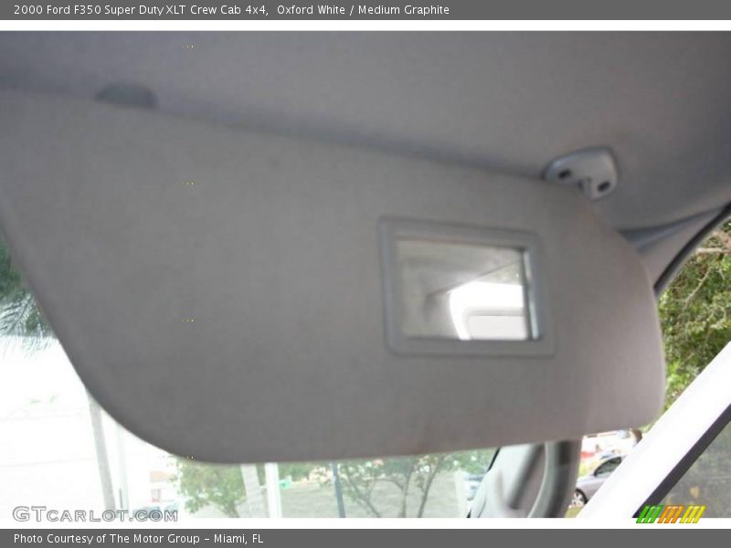 Oxford White / Medium Graphite 2000 Ford F350 Super Duty XLT Crew Cab 4x4