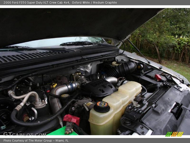 Oxford White / Medium Graphite 2000 Ford F350 Super Duty XLT Crew Cab 4x4
