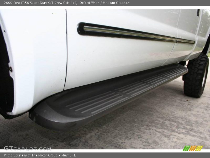 Oxford White / Medium Graphite 2000 Ford F350 Super Duty XLT Crew Cab 4x4