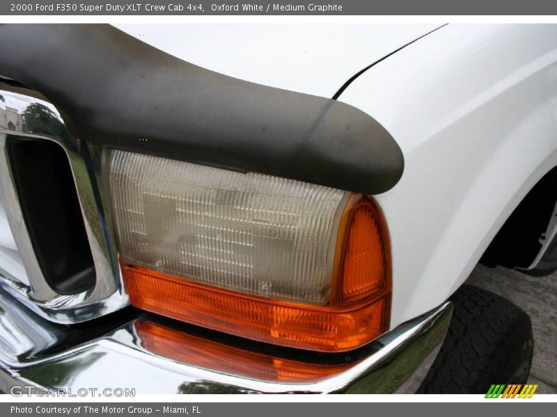 Oxford White / Medium Graphite 2000 Ford F350 Super Duty XLT Crew Cab 4x4