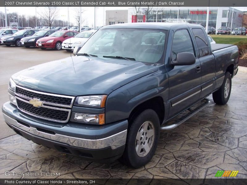 Blue Granite Metallic / Dark Charcoal 2007 Chevrolet Silverado 1500 Classic LT Extended Cab 4x4