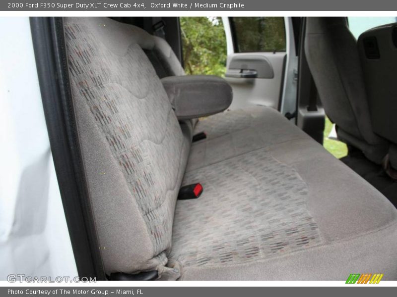 Oxford White / Medium Graphite 2000 Ford F350 Super Duty XLT Crew Cab 4x4