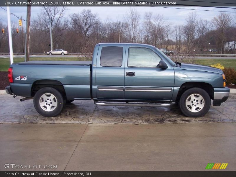 Blue Granite Metallic / Dark Charcoal 2007 Chevrolet Silverado 1500 Classic LT Extended Cab 4x4