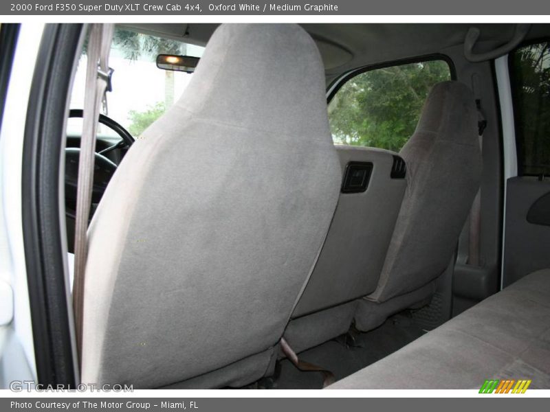 Oxford White / Medium Graphite 2000 Ford F350 Super Duty XLT Crew Cab 4x4