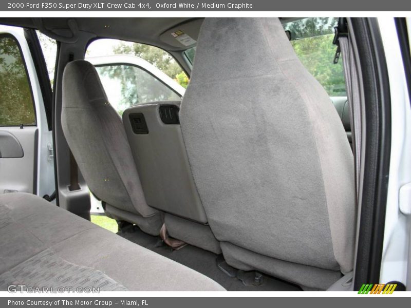 Oxford White / Medium Graphite 2000 Ford F350 Super Duty XLT Crew Cab 4x4