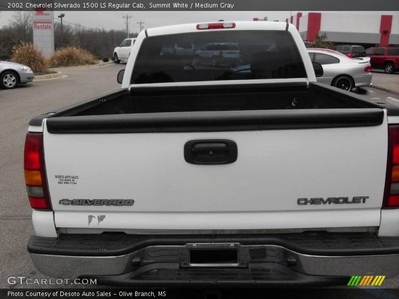 Summit White / Medium Gray 2002 Chevrolet Silverado 1500 LS Regular Cab
