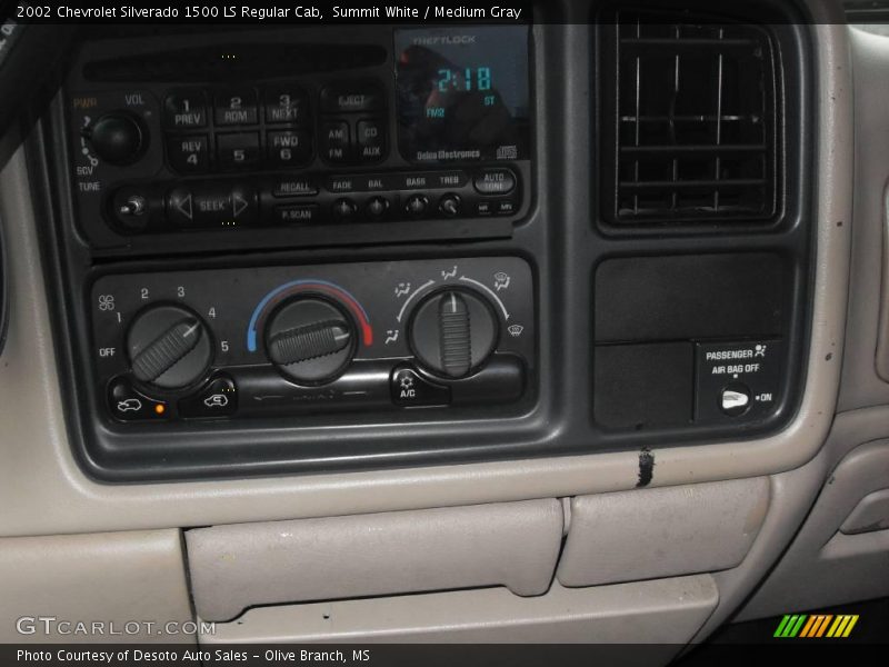 Summit White / Medium Gray 2002 Chevrolet Silverado 1500 LS Regular Cab