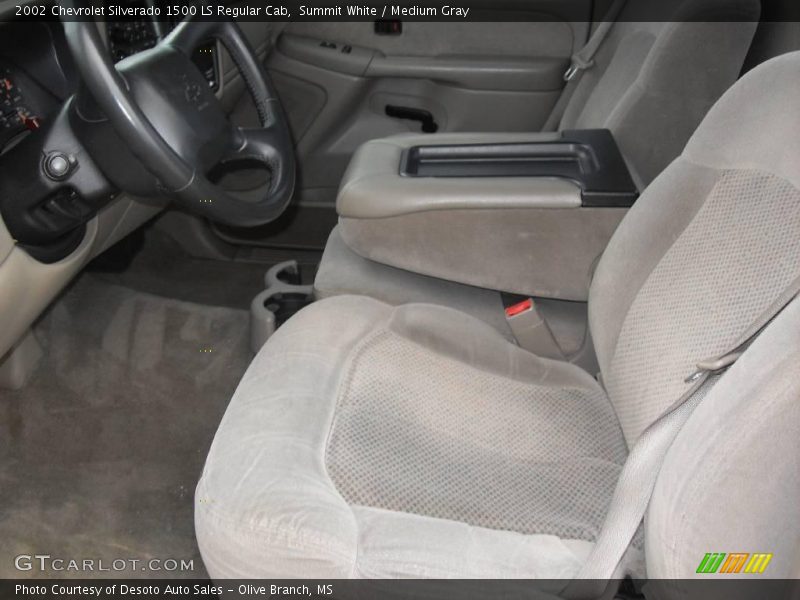 Summit White / Medium Gray 2002 Chevrolet Silverado 1500 LS Regular Cab