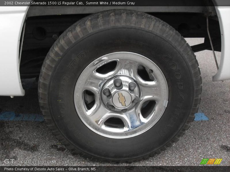 Summit White / Medium Gray 2002 Chevrolet Silverado 1500 LS Regular Cab