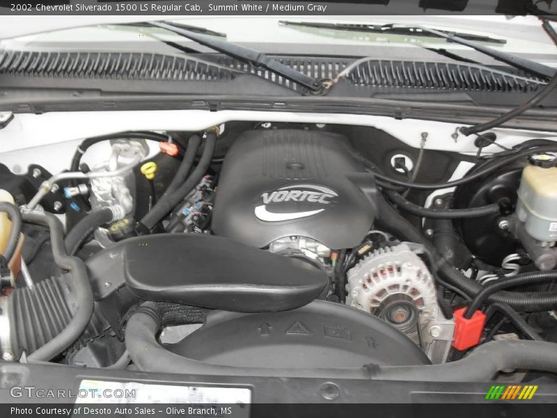 Summit White / Medium Gray 2002 Chevrolet Silverado 1500 LS Regular Cab