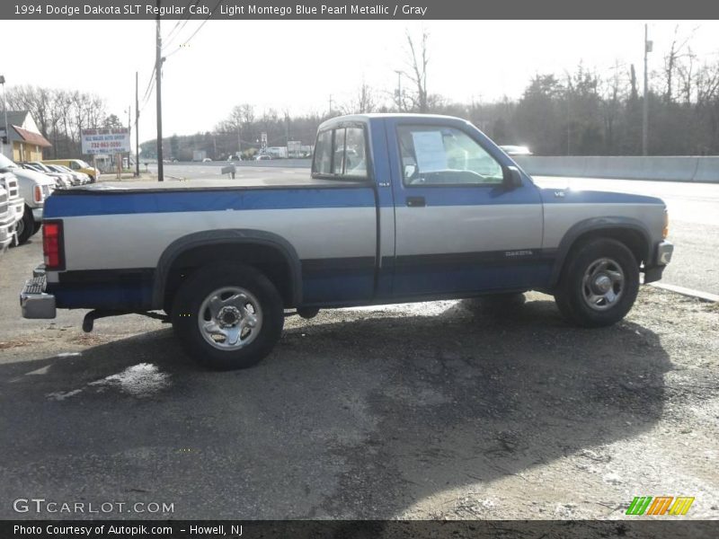 Light Montego Blue Pearl Metallic / Gray 1994 Dodge Dakota SLT Regular Cab