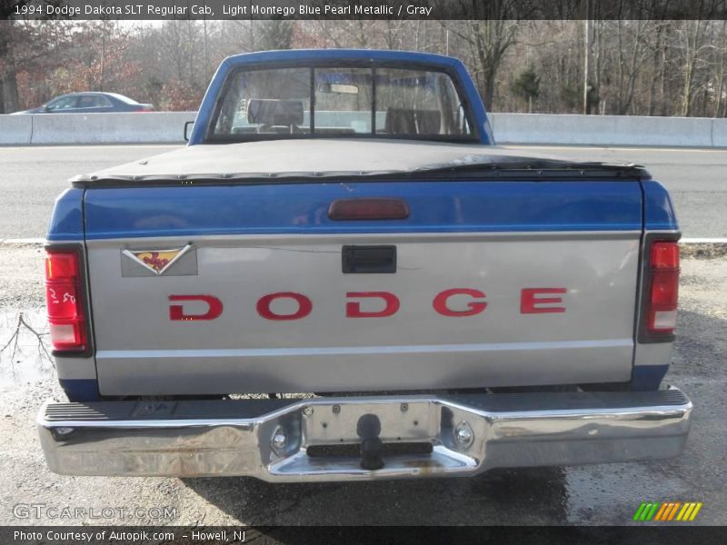 Light Montego Blue Pearl Metallic / Gray 1994 Dodge Dakota SLT Regular Cab
