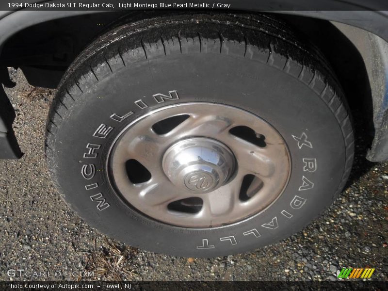 Light Montego Blue Pearl Metallic / Gray 1994 Dodge Dakota SLT Regular Cab