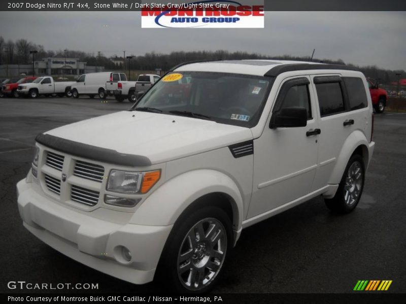 Stone White / Dark Slate Gray/Light Slate Gray 2007 Dodge Nitro R/T 4x4