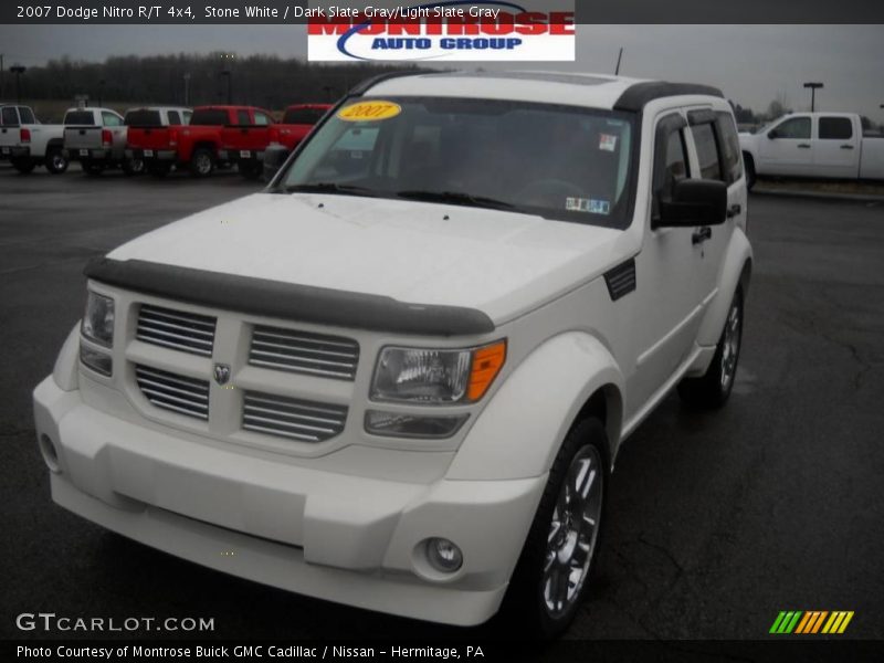 Stone White / Dark Slate Gray/Light Slate Gray 2007 Dodge Nitro R/T 4x4