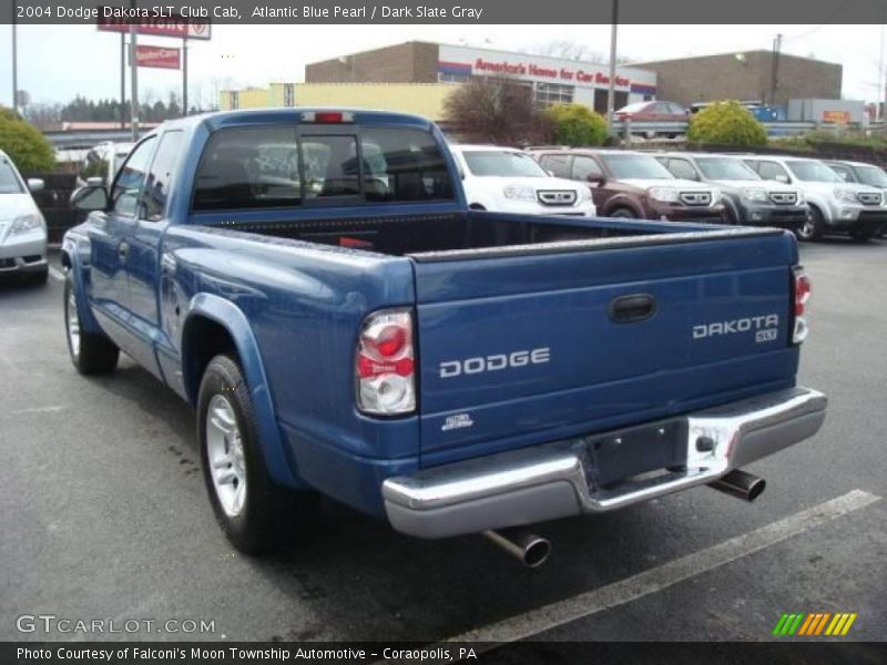 Atlantic Blue Pearl / Dark Slate Gray 2004 Dodge Dakota SLT Club Cab