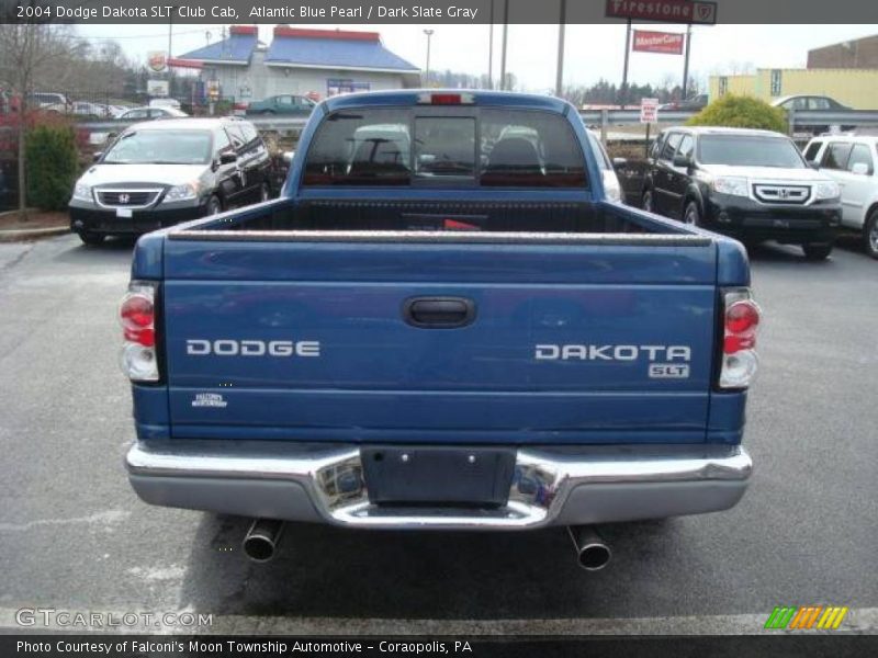 Atlantic Blue Pearl / Dark Slate Gray 2004 Dodge Dakota SLT Club Cab