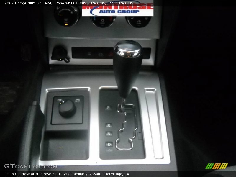 Stone White / Dark Slate Gray/Light Slate Gray 2007 Dodge Nitro R/T 4x4
