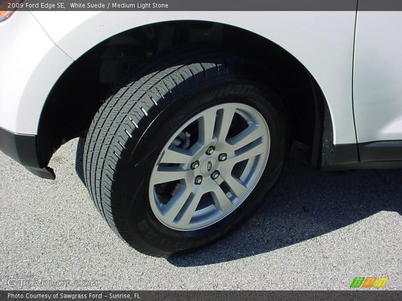 White Suede / Medium Light Stone 2009 Ford Edge SE