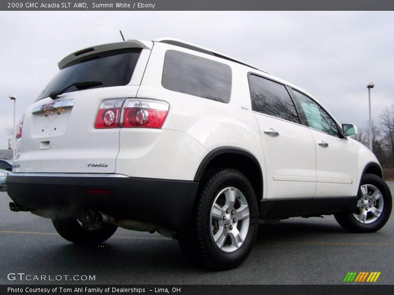 Summit White / Ebony 2009 GMC Acadia SLT AWD