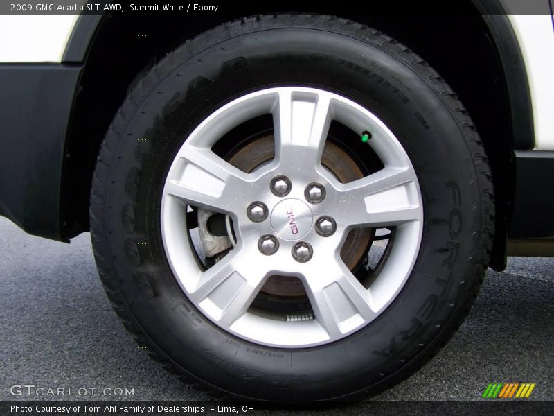 Summit White / Ebony 2009 GMC Acadia SLT AWD