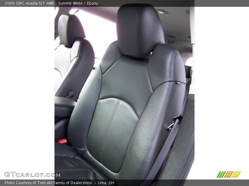 Summit White / Ebony 2009 GMC Acadia SLT AWD