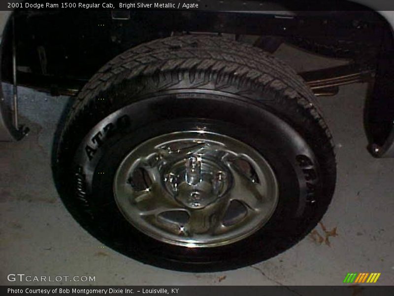 Bright Silver Metallic / Agate 2001 Dodge Ram 1500 Regular Cab