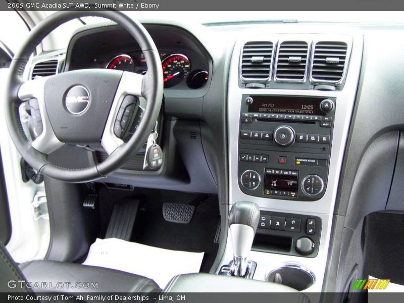 Summit White / Ebony 2009 GMC Acadia SLT AWD