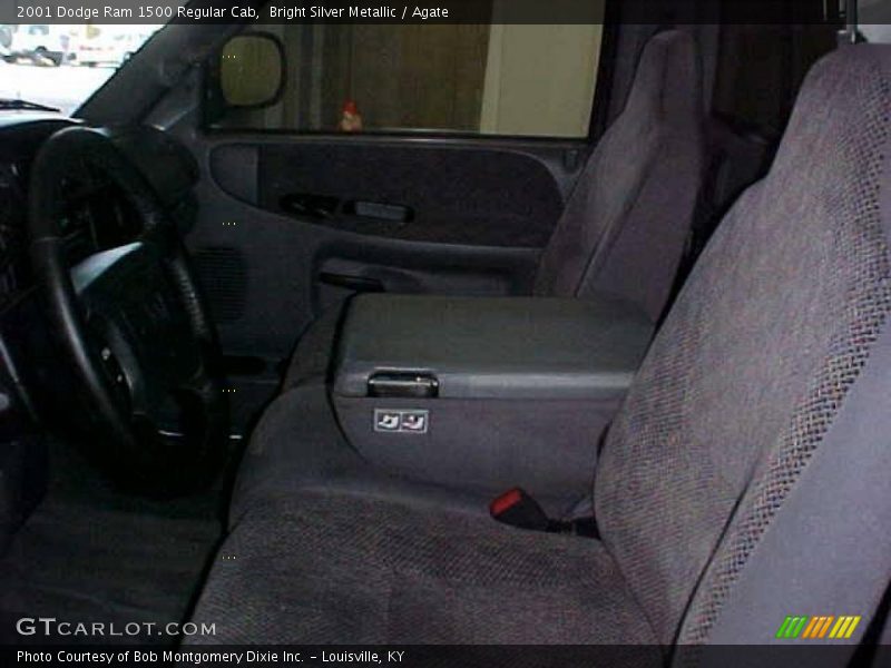 Bright Silver Metallic / Agate 2001 Dodge Ram 1500 Regular Cab