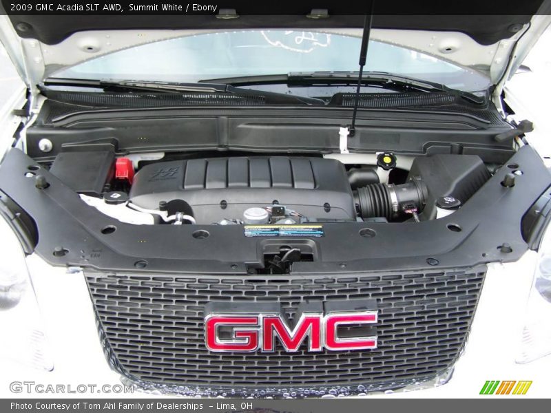 Summit White / Ebony 2009 GMC Acadia SLT AWD