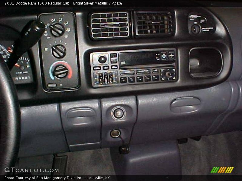 Bright Silver Metallic / Agate 2001 Dodge Ram 1500 Regular Cab